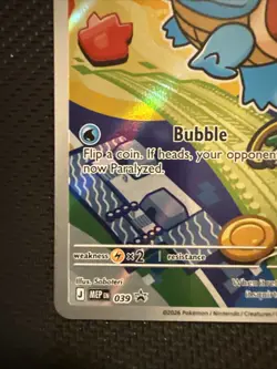 Pokemon Squirtle 039 First Partner Illustration Full Art Holo Promo - Image 5