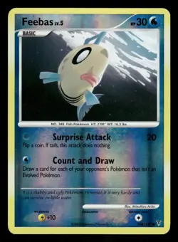 Pokemon Feebas Common Supreme Victors 104 LP Reverse Holo - Image 1
