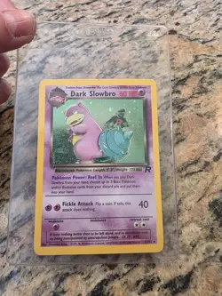 Pokemon Dark Slowbro 12/82 Team Rocket Holo Rare - Image 1
