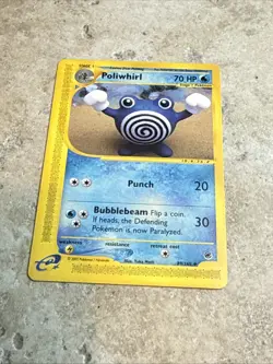 2002 Pokemon POLIWHIRL #89/165 Expedition Uncommon Water Vintage English - Image 1