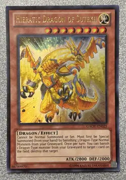 Hieratic Dragon of Sutekh GAOV-EN025 Ultra Rare Unlimited VLP - Image 1