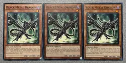 Black Metal Dragon LDK2-ENJ06 (x3) Legendary Decks II Unlimited NM - Image 1