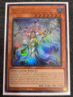 Yugioh! Regenesis Sage - ALIN-EN014 - Ultra Rare - 1st Edition Near Mint, Englis - Image 1