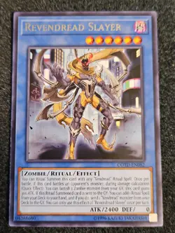 Yu-Gi-Oh! - Revendread Slayer - COTD-EN082 - Rare - Unl Edition - Mint/NM X1 - Image 1