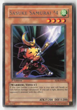 Yugioh - Sasuke Samurai #4 RDS-EN016 1st Edition - Rise of Destiny - Image 1