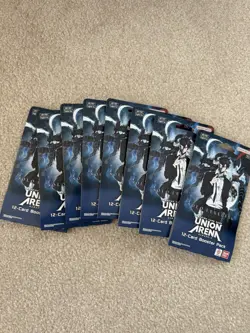 🔥Lot Of 8 Union Arena Solo Leveling Sleeved Booster Blister Pack Sealed English - Image 1