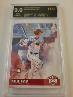 2018 Panini Diamond Kings - Shohei Ohtani #76 Rookie Card (RC) - Image 1