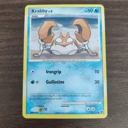 Krabby 75/106 - LP DP Great Encounters - 2008 Common Pokemon TCG Card - Image 1
