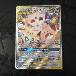 Pokemon TCG Togepi Cleffa Igglybuff GX Tag Team Card - Image 1