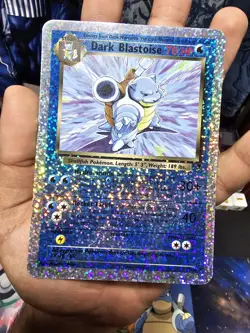 Dark Blastoise S2/S4 Legendary Collection Jumbo Oversized BoxTopper Pokemon Card - Image 1