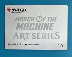 Mtg Storm the Seedcore Art Card Art Series: March of the Machine Regular - Image 2