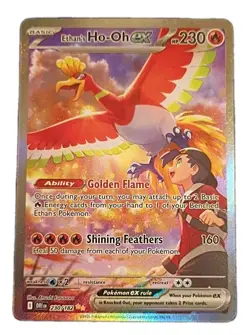Pokemon TCG Ethan's Ho-Oh EX Sir 230/182 Destined Rivals Mint/Nm Condition - Image 1