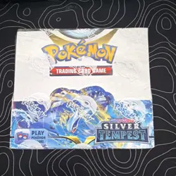 Pokemon Sword & Shield Silver Tempest Booster Box - Image 1
