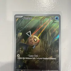 Pokemon Feebas 198/191 Sv08: Surging Sparks Illustration Rare Holo - Image 2