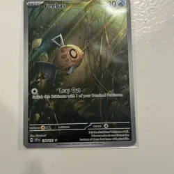 Pokemon Feebas 198/191 Sv08: Surging Sparks Illustration Rare Holo - Image 3