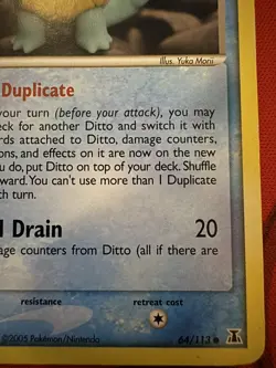 DITTO 64/113 delta species COMMON POKEMON MP - Image 5