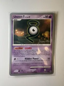 Unown [G] [Uncommon] #57/106 Basic HP 50 Pokemon TCG World Championship 2009 - Image 1