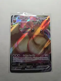 2021 Pokemon Eevee VMAX SWSH087 Full Art Black Star Promo Ultra Rare Holo - Image 1