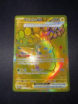 Pikachu ex 179 Hyper Rare Pokemon Prismatic Evolutions Mint - Image 2