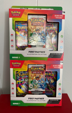 Pokemon TCG First Partner Illustration Collection Series 1 New 2 Sealed Box’s - Image 1