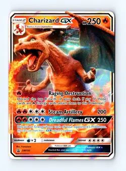 Pokemon Charizard GX SM195 Detective Pikachu Black Star Promo Holo - Image 1