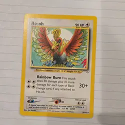 Pokemon Ho-oh Neo Revelation 18/64 Rare Unlimited Regular 90 HP - Image 1