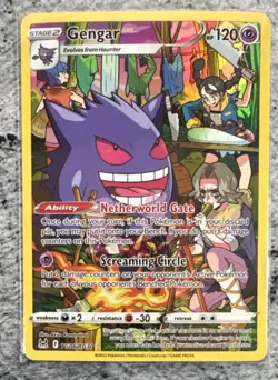 Pokemon Gengar TG06/TG30 Lost Origin Trainer Gallery Ultra Rare Holo - Image 1