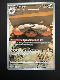 Crustle 186/182 Destined Rivals Illustration Rare NM Pokemon Card - Image 1