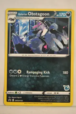 Pokemon: Black Star Promo : Obstagoon SWSH193 - Image 1