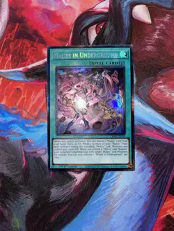 Yugioh! Maliss in Underground CRBR-EN021 Collector’s Rare 1st Edition Light Play - Image 1