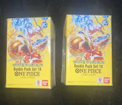 SEALED One Piece OP15 Adventure on Kami Island Double Pack Set 10 set of two - Image 1