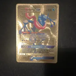 Pokemon Greninja GX Full Art Foil Card 230 HP 110 Attack Water TCG - Image 1