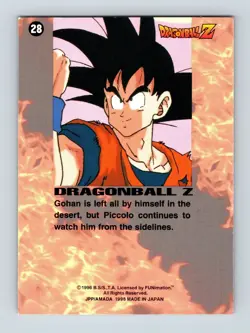Dragon Ball Z Series 1 - Card #28 - 1996 JPP/Amada ArtBox - Image 2