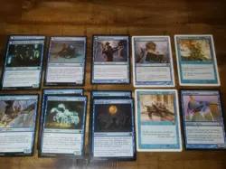 MTG 400 BLUE Card Random LOT #1 Mixed sets, Foils, Common, Uncommon - Image 2