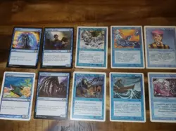 MTG 400 BLUE Card Random LOT #1 Mixed sets, Foils, Common, Uncommon - Image 4