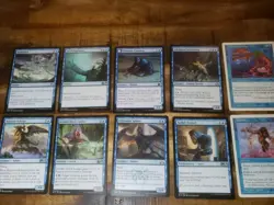 MTG 400 BLUE Card Random LOT #1 Mixed sets, Foils, Common, Uncommon - Image 5
