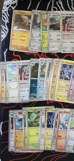 Pokemon Black Bolt Ex, Pokeball And Holo/Reverse Holo Card Lot Of 97 - Image 5