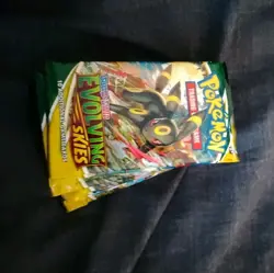 Evolving Skies Booster Pack 10 Cards Featuring Umbreon English TCG custom - Image 1