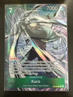 One Piece Card Game | Kuro OP15-025 R ALT ART IN-HAND | OP15 | English | NM/M - Image 1