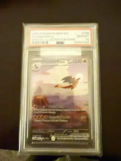 Charizard EX Holo PSA 10 English Scarlet & Violet 151 Card - Image 3