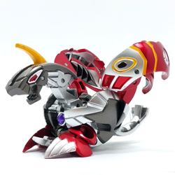 Bakugan Pyrus Helios MK2 850G Custom Anime Color Metallic w/Gate card #94 - Image 1