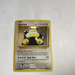 Pokemon Snorlax XY179 XY Promo Holo Basic 130 HP Body Slam 50 Card English - Image 1