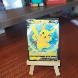 Pikachu V - Promo Holo SWSH: Sword & Shield Promo Cards SWSH198 NM Pokemon TCG - Image 2