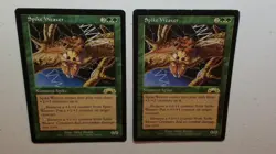 Spike Weaver X2 Exodus 1998 Green Rare Magic the Gathering MP - Image 1