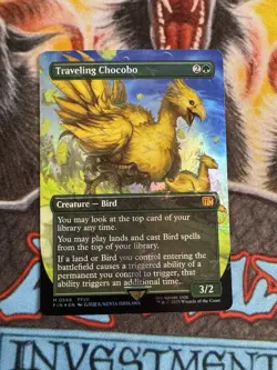 Traveling Chocobo (Borderless) (Chocobo Track Foil) Final Fantasy Foil - Image 1