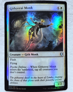 Githzerai Monk 20/361 Foil Commander Legends: Battle for Baldur's Gate - Image 1