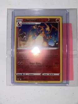Pokemon TCG Vivid Voltage Charizard 25/185 Reverse Holo Card NM 2020 - Image 1