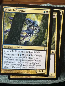 Mtg 3x Dimir Infiltrator NM ! Ravnica UNBLOCKABLE TRANSMUTE! - Image 1