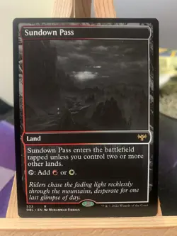 SUNDOWN PASS RARE INNISTRAD: DOUBLE FEATURE MAGIC: THE GATHERING NM/M - Image 1