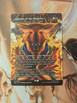 Splinter of the Shadows - Ashcoat of the Shadow Swarm (Borderless) -(PZA) -nm - Image 1